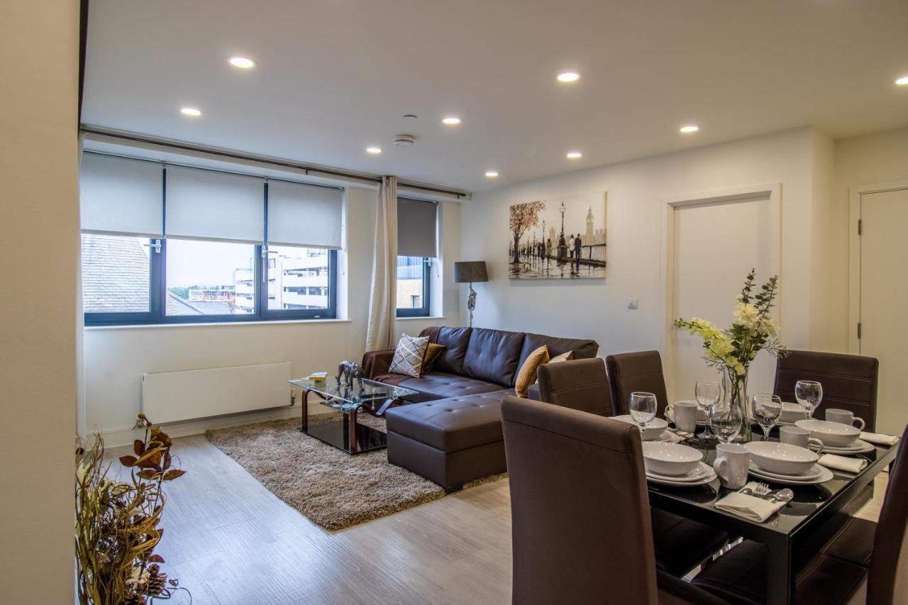 Virexxa Bedford Centre - Executive Suite - 2Bed Flat With Free Parking & Gym Ngoại thất bức ảnh